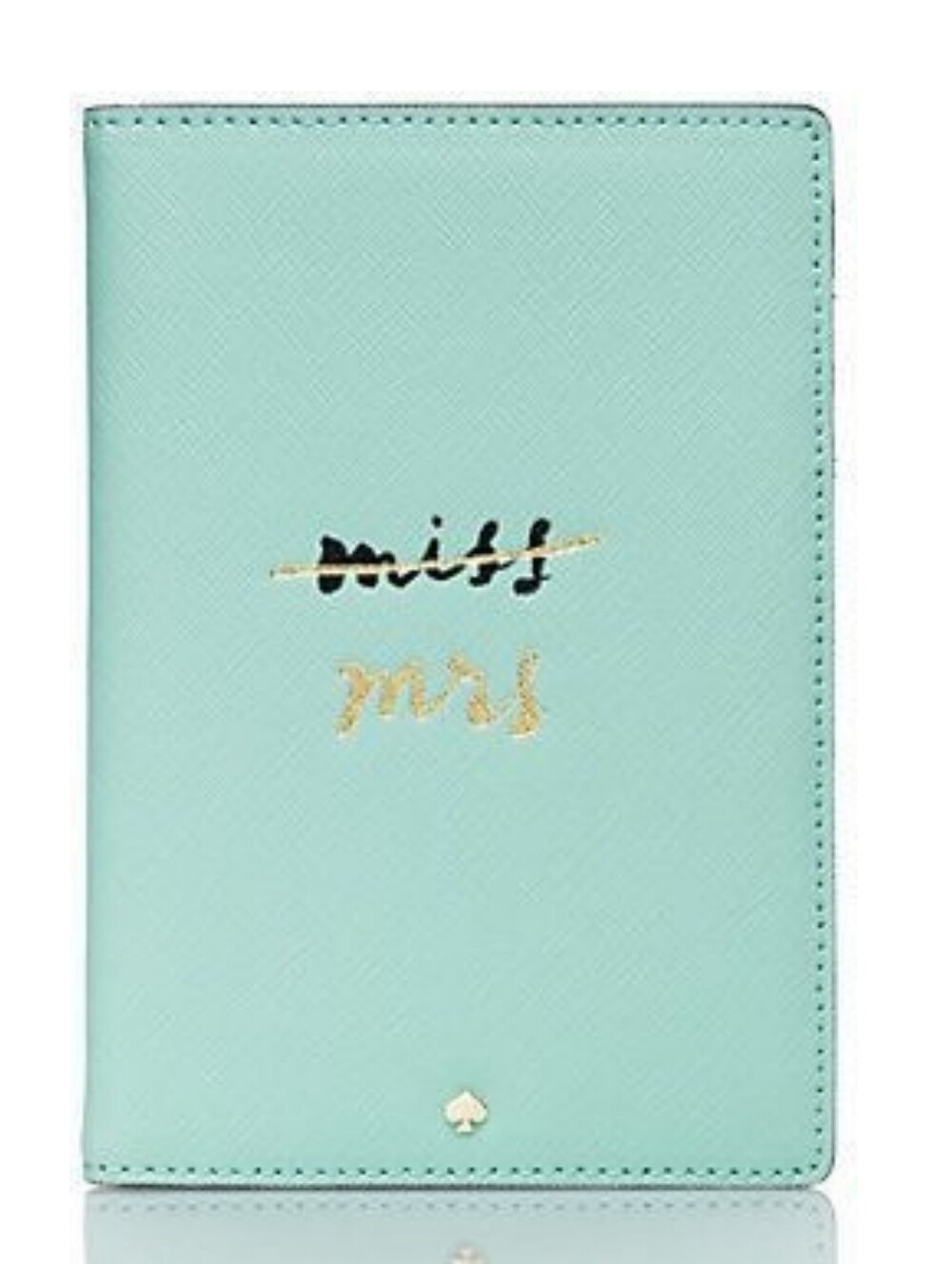 Kate Spade Wedding Belles Passport Holder Mint Green